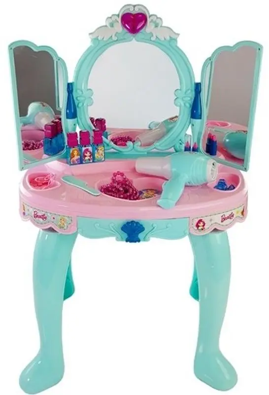 Детский туалетный столик LeanToys 5104 (Turquoise/Pink)