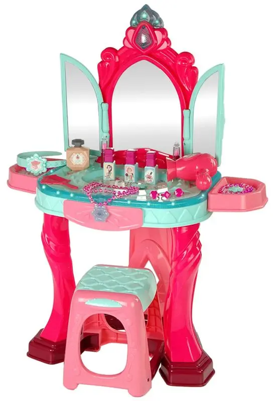 Детский туалетный столик LeanToys Beauty (Pink/Blue)