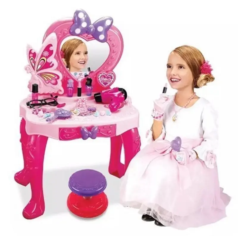 Детский туалетный столик LeanToys Little Princess 7624 (Pink) - 5