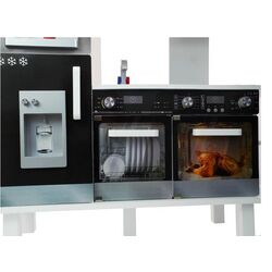 Bucatarie de joaca LeanToys 2636 (White/Black) Thumb