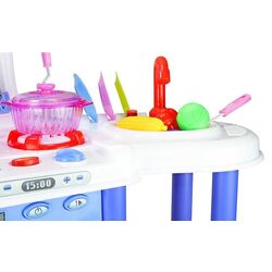 Bucatarie de joaca LeanToys 69.5x71x30 (Multicolor) Thumb