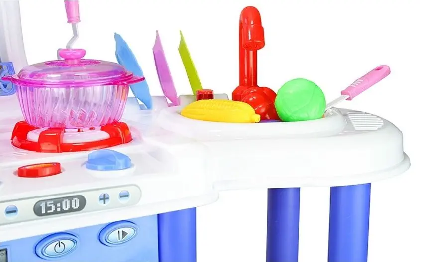 Bucatarie de joaca LeanToys 69.5x71x30 (Multicolor)