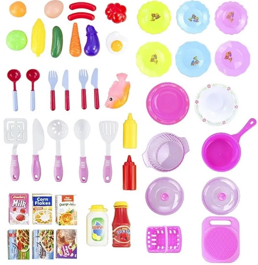 Bucatarie de joaca LeanToys 69.5x71x30 (Multicolor)