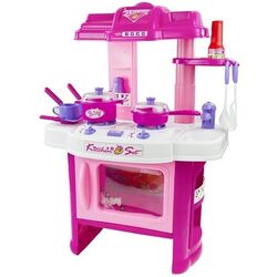 Игровая кухня LeanToys 733 (Pink/White)