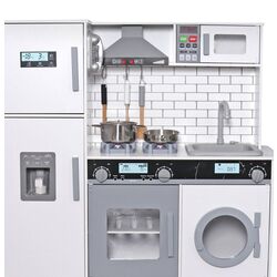 Игровая кухня LeanToys Amelia 15114 (White/Gray) Thumb