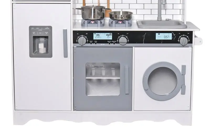 Игровая кухня LeanToys Amelia 15114 (White/Gray) - 3
