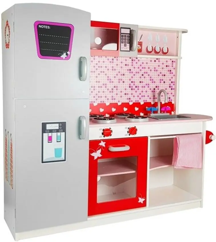 Игровая кухня LeanToys Jolie (Red/White) - 6