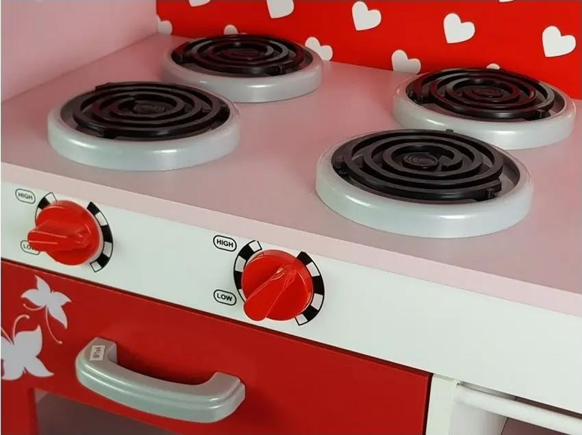 Игровая кухня LeanToys Jolie (Red/White) - 4