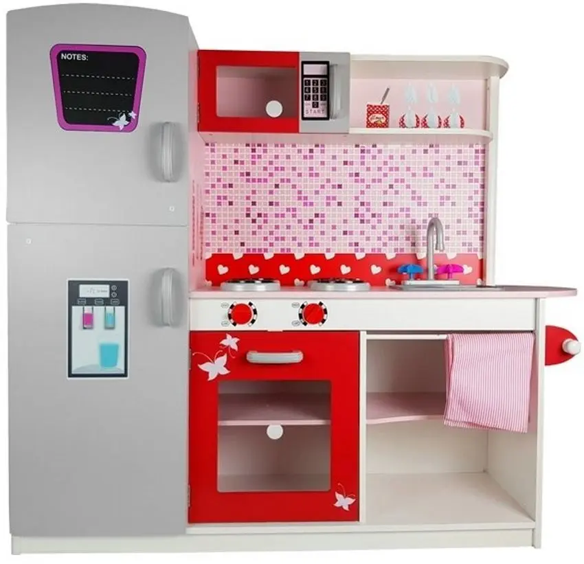 Игровая кухня LeanToys Jolie (Red/White)