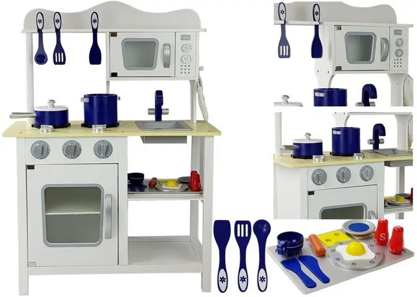 Игровая кухня LeanToys Merida 7684 (White/Grey) - 4