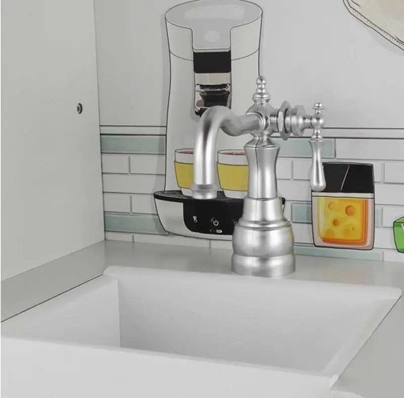 Bucatarie de joaca LeanToys Nela (White-Gray)