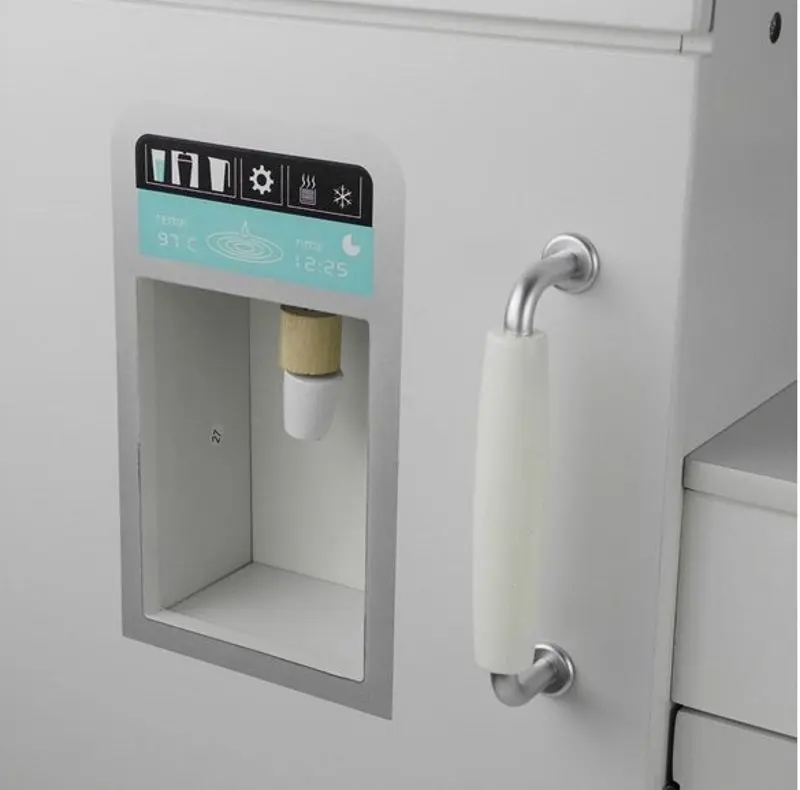 Bucatarie de joaca LeanToys Nela (White-Gray)