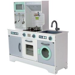 Игровая кухня LeanToys Sara (White/Mint) Thumb