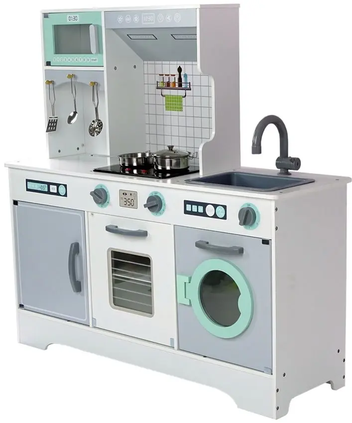 Игровая кухня LeanToys Sara (White/Mint) - 2