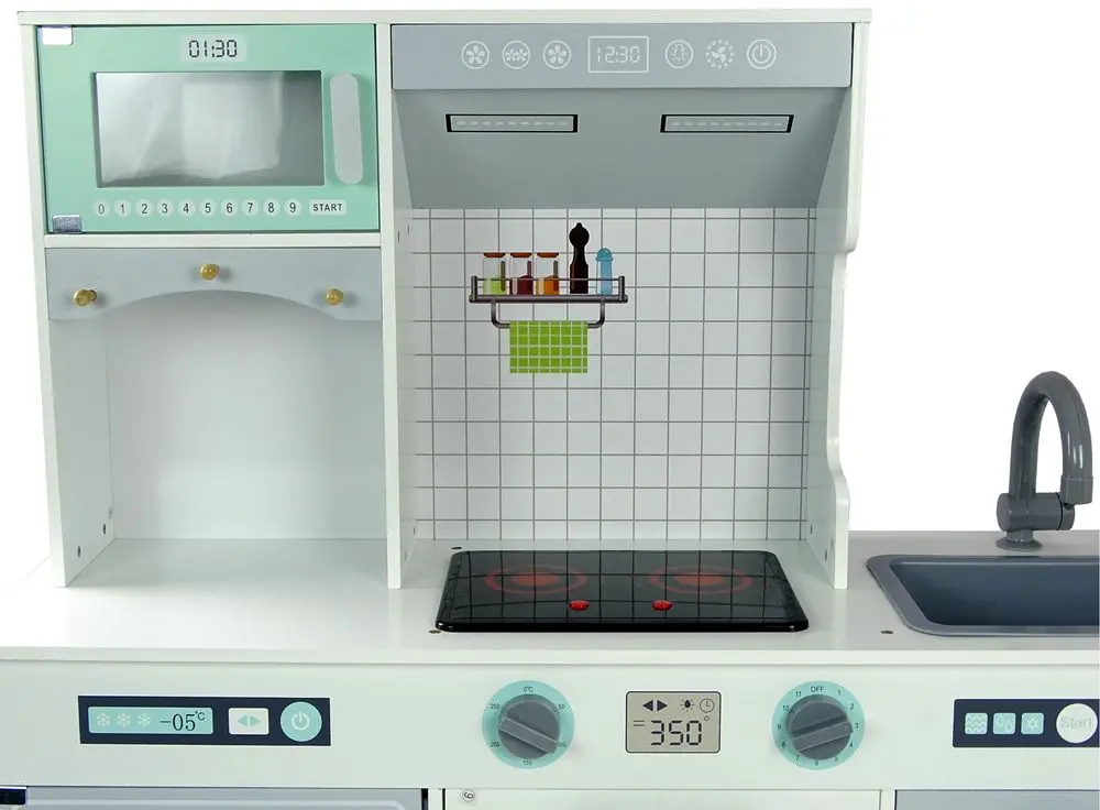 Игровая кухня LeanToys Sara (White/Mint) - 3