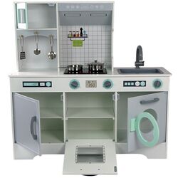Игровая кухня LeanToys Sara (White/Mint) Thumb