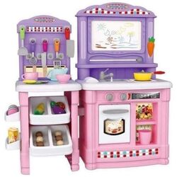 Игровая кухня LeanToys Super Chef Junior (Pink/Purple)
