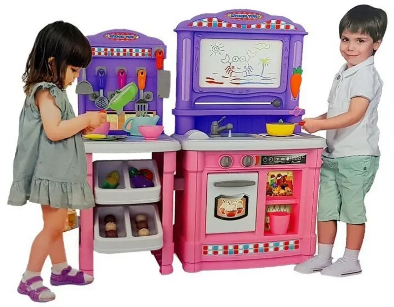 Игровая кухня LeanToys Super Chef Junior (Pink/Purple) - 6