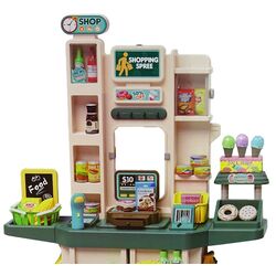 Игровой набор 2в1 LeanToys Kitchen Shop (Green/Beige) Thumb