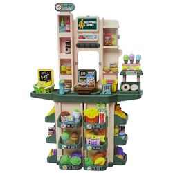 Игровой набор 2в1 LeanToys Kitchen Shop (Green/Beige)