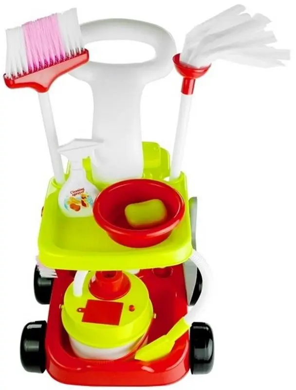 Игровой набор LeanToys Cleaning Trolley 3560 (Multicolor) - 2
