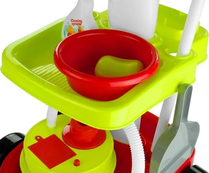 Игровой набор LeanToys Cleaning Trolley 3560 (Multicolor) - 4