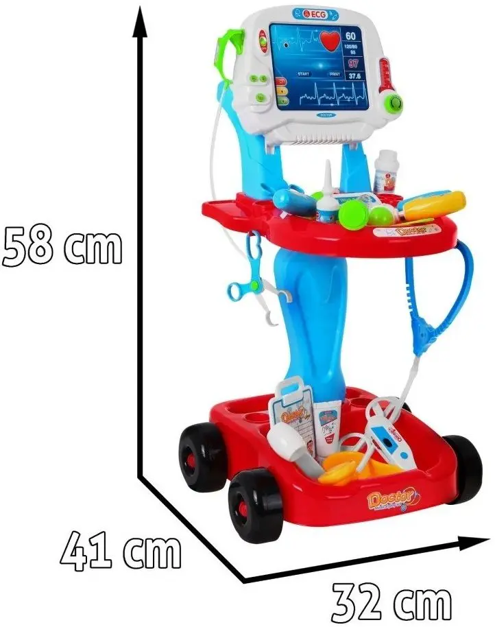Игровой набор LeanToys ECG Doctor 660-46 (Blue/Red) - 4