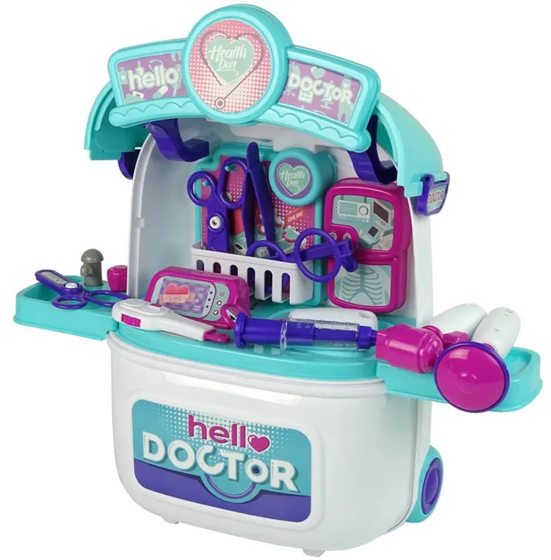 Игровой набор LeanToys Hello Doctor (White/Turquoise)