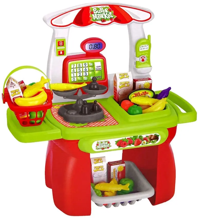 Игровой набор LeanToys Supermarket Set 12153 (Red/Green)