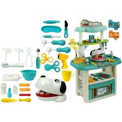 Игровой набор LeanToys Vet Dog Dentist (Green/Beige) Thumb