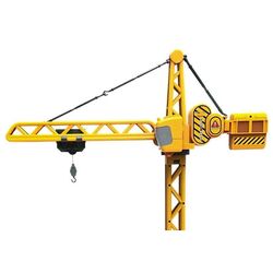 Подъемный кран на радиоуправлении LeanToys Tower Crane (Yellow) Thumb