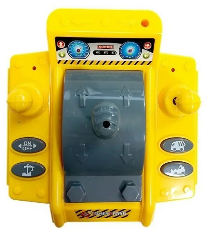 Подъемный кран на радиоуправлении LeanToys Tower Crane (Yellow) - 3