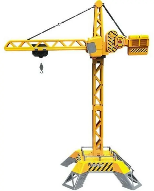 Подъемный кран на радиоуправлении LeanToys Tower Crane (Yellow)