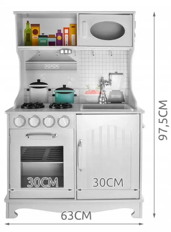 Игровая кухня Malatec 4581 (White) - 2