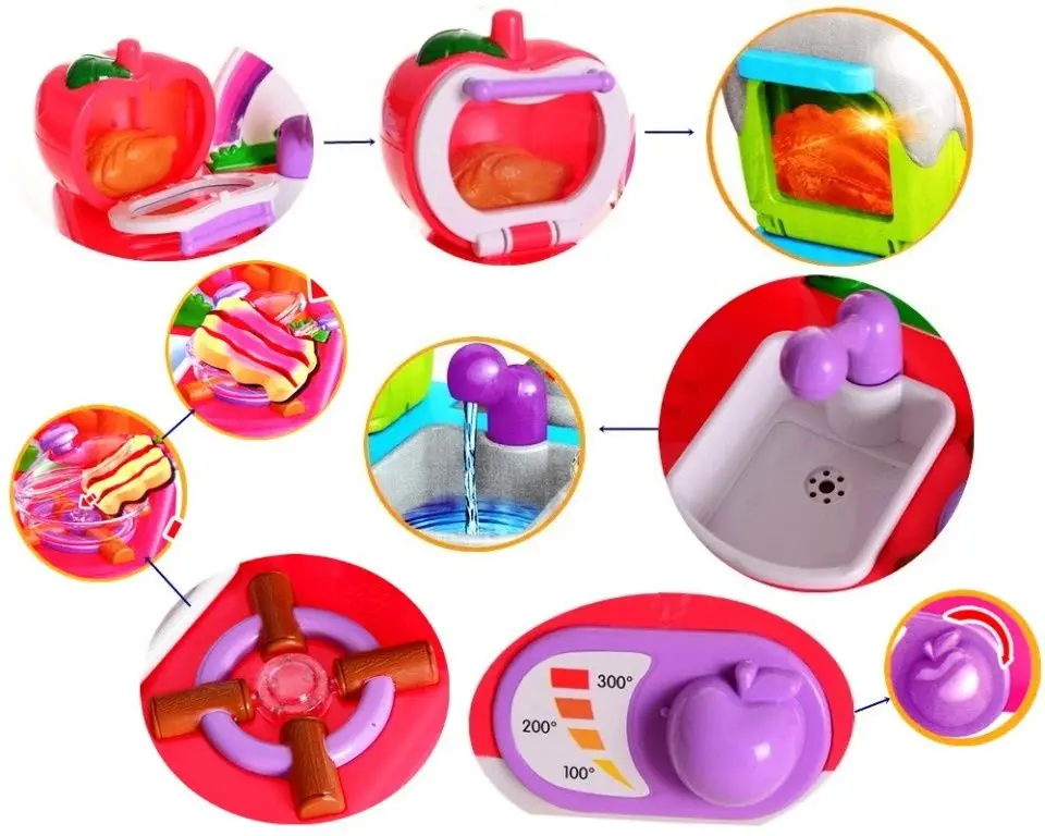 Игровой набор Malipen Mini Kitchen (Red) - 3