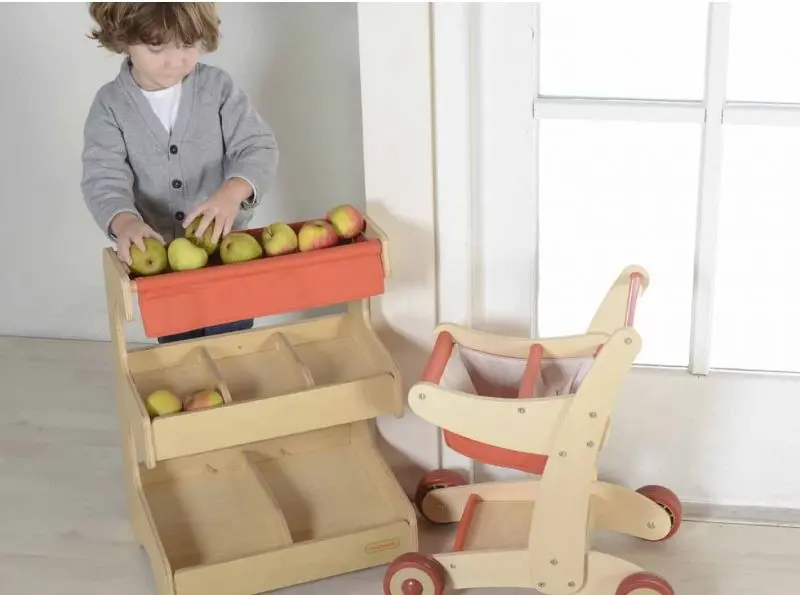 Игровая корзина для покупок Masterkidz MK04284 (Wood) - 2