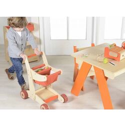 Игровая корзина для покупок Masterkidz MK04284 (Wood) Thumb