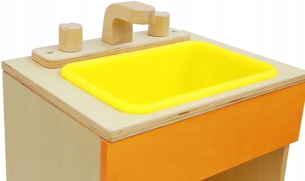 Игровая тумба с мойкой Masterkidz ME10230 (Wood/Yellow) - 2