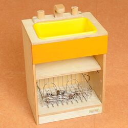 Игровая тумба с мойкой Masterkidz ME10230 (Wood/Yellow) Thumb