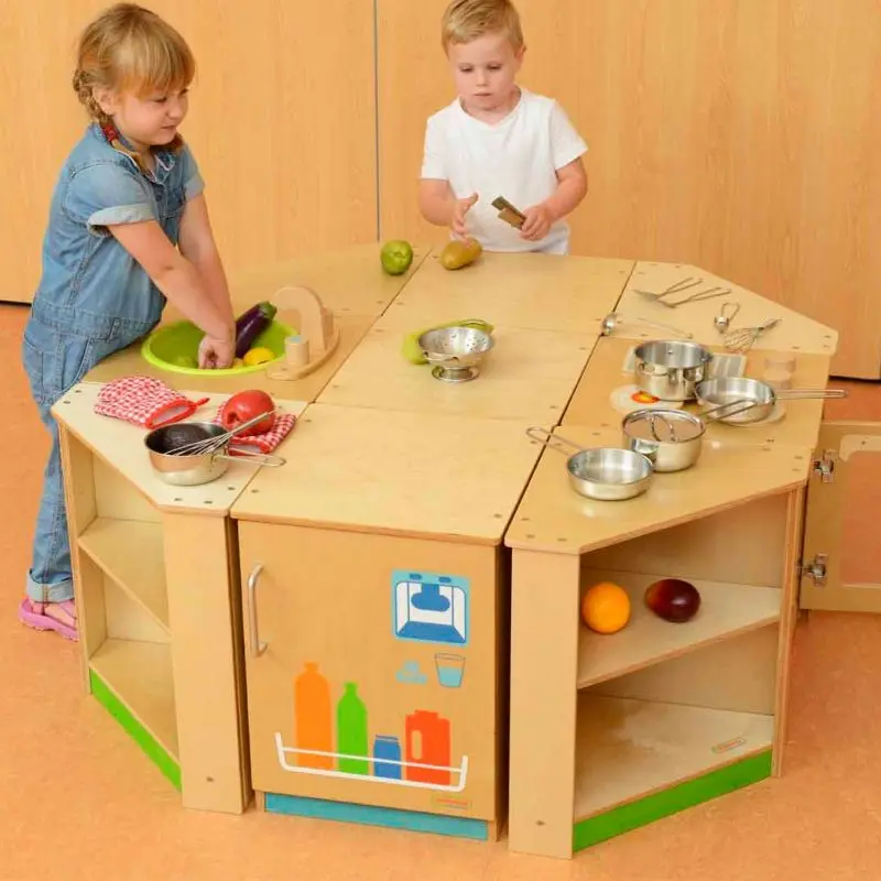 Игровой шкаф с раковиной Masterkidz ME03515 (Wood/Green) - 4