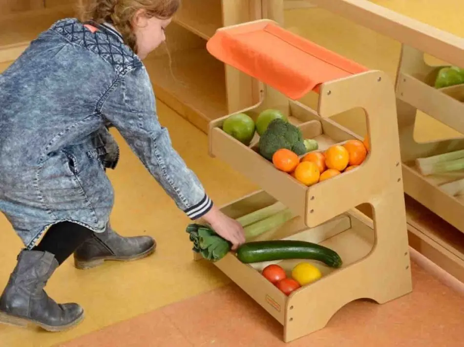 Игровой стенд для фруктов и овощей Masterkidz Fun In Store (Wood) - 3