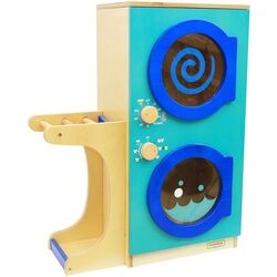 Стирально-сушильная машина Masterkidz ME10285 (Blue/Wood)