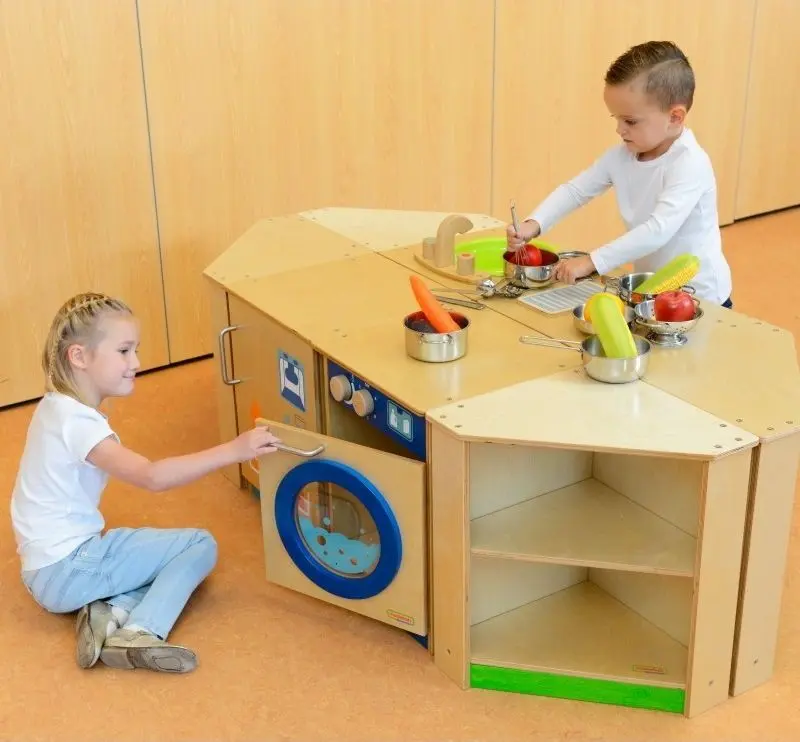 Угловой кухонный шкаф Masterkidz ME03553 (Wood/Green) - 4