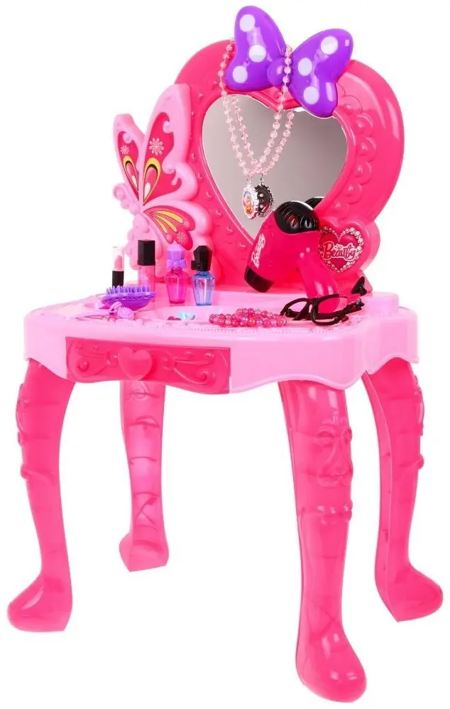 Masa de toaleta pentru copii Ramiz Beauty Little Princess (Pink)