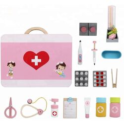 Set de joaca Trusa Medicala din lemn cu Accesorii Doctor 2305-1 Thumb