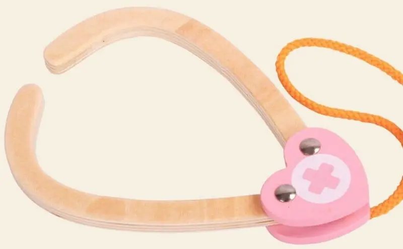 Set de joaca Trusa Medicala din lemn cu Accesorii Doctor 2305-1 - 3