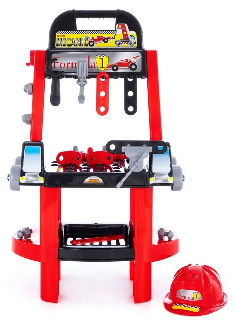 Игровой набор Polesie Super Mecanic + Volvo 29627 (Red) - 2