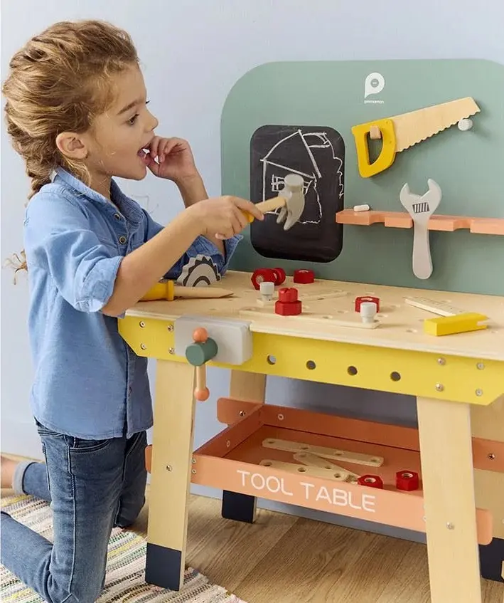 Игровой набор Premaman DIY Workbench (Blue/Yallow) - 7