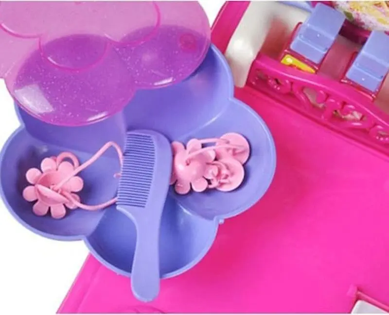 Masa de toaleta pentru copii Procart 105657 (Pink/Purple)