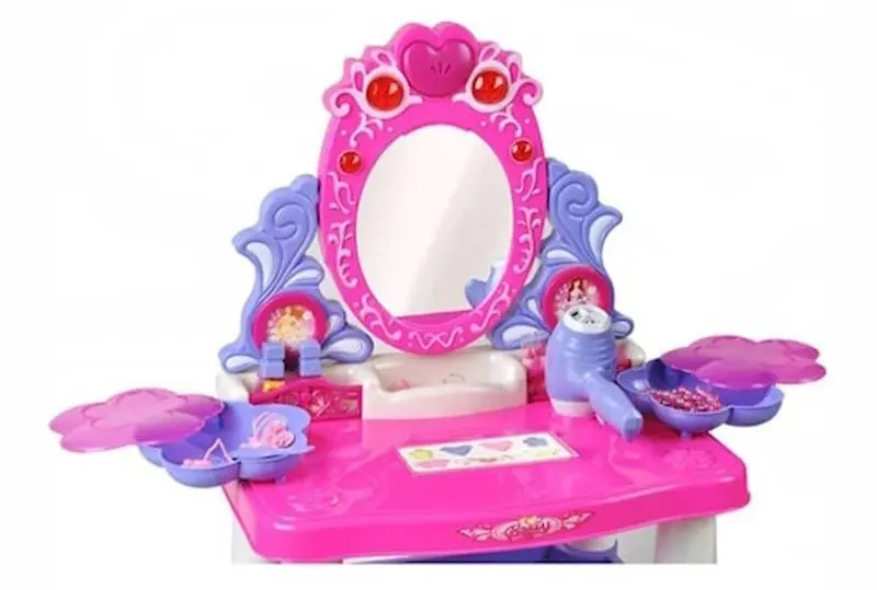 Masa de toaleta pentru copii Procart 105657 (Pink/Purple)